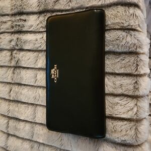 Coach Black Leather Wallet